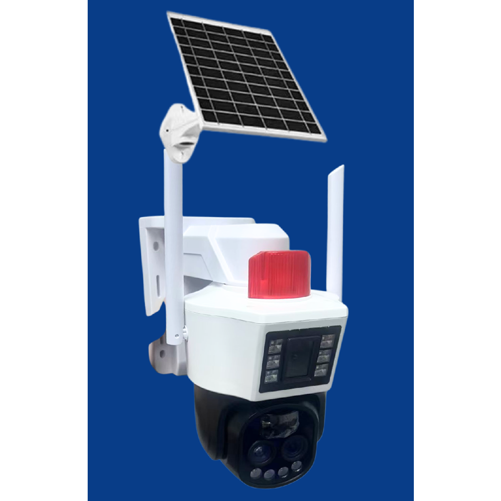 O-KAM 6010 2 LENS 4G SOLAR 10X OPTİK ZOOM CAMERA (KOLİ 10)