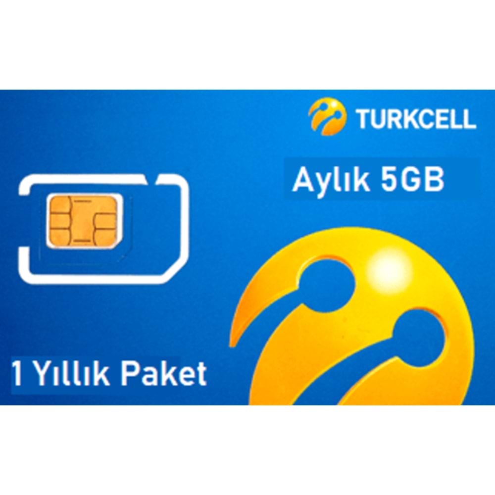 TURKCELL 5GB 12 AYLIK DATA HAT