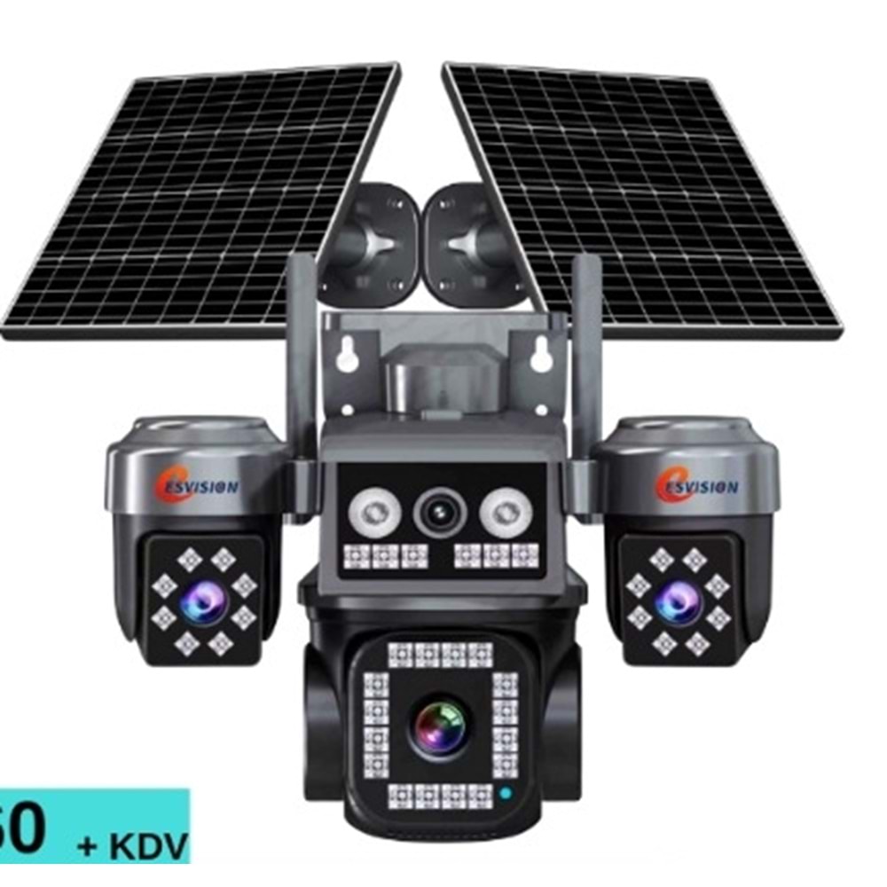 ES-5704 4G SOLAR CAMERA AOV 4 LENS ESVISION