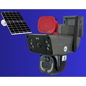 O-KAM-3815 4G Dual Lens Solar PTZ Camera