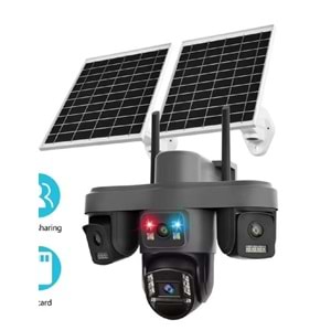 OK-335PREMiUM4G 4G 4 LENS AOV SOLAR ÇİFT PANEL ÇAKARLI(KOLİ12)