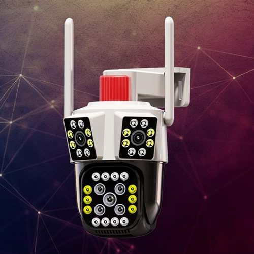 O-KAM-3033 9MP 3 Lens WIFI PTZ Camera KOLİ 20 ADET