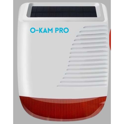 O-KAM 3032 ALARM SİRENİ SOLAR WIFI