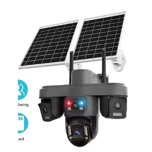 OK-335PREMiUM4G 4G 4 LENS AOV SOLAR ÇİFT PANEL ÇAKARLI(KOLİ12)