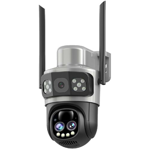 O-KAM-4035 WİFİ SOLAR 2 LENS 10XOPTİK ZOOM 10W PANEL(KOLİ10)