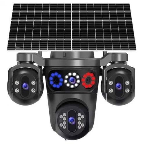 ES-7020 4 LENS AOV ÇİFT PANEL ÇAKARLI 4G CAMERA KOLİ 12